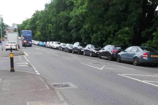 Here's some of the parking in the area over the weekend.