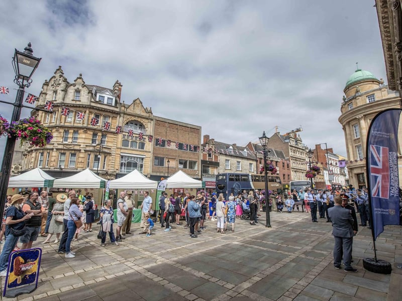 The Armed Forces Day celebrations in Northampton town centre held on Saturday (June 29) included entertainment and interviews with military personnel.