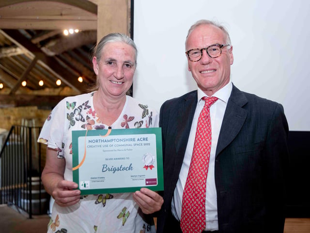 Brigstock took silver in the village award.