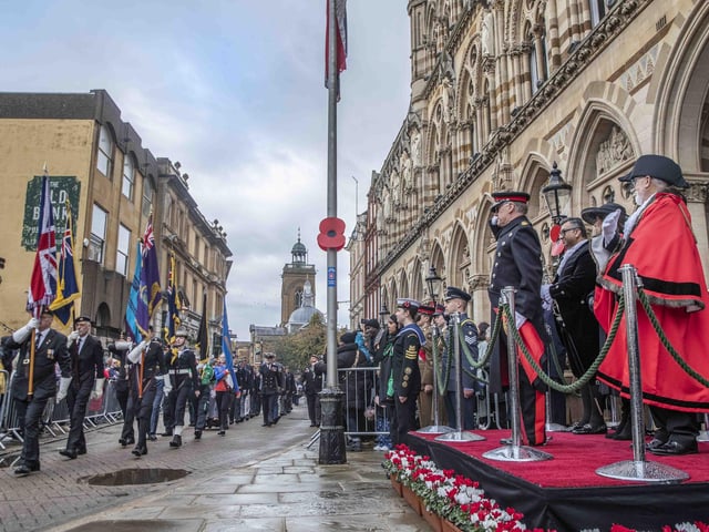 Remembrance Day 2023, Northampton. (Pictures: Kirsty Edmonds)