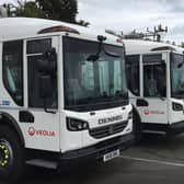 Veolia waste collection trucks could stand idle after workers voted for strike action over a 'penny-pinching' pay deal