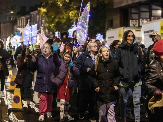 Celebrations for the festival of lights included a parade and entertainment in Northampton town centre on Saturday (November 4).