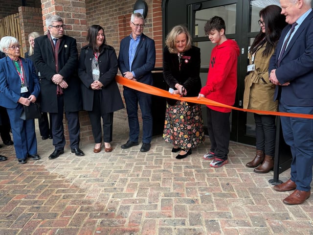New facilities at a special school in Tiffield were officially opened on Wednesday November 19.