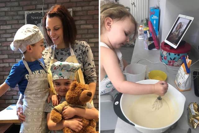 The Cake Hole began in 2020 when the preschool group that Sherrilyn Reynolds ran had to stop due to the pandemic, and she began hosting online sessions to occupy the families.
