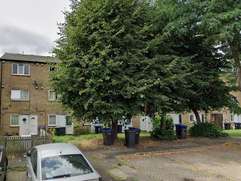 In second place is Chester House, Gallfield Court, where properties have sold for an average of £57,700