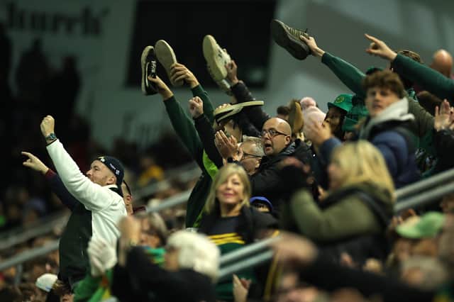 The Shoe Army continues to expand (photo by David Rogers/Getty Images)