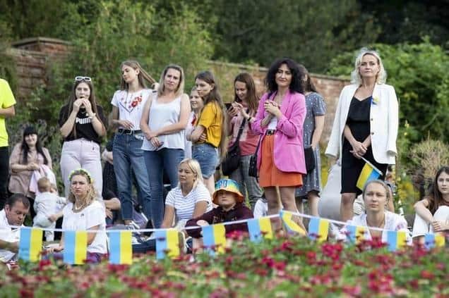 The Ukrainian community of Northampton's last event marked the country’s Independence Day in August last year. Photo: Kirsty Edmonds.