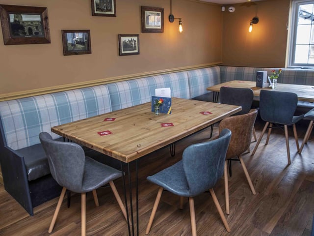 The cosy village pub has recently reopened after a stylish new refurbishment