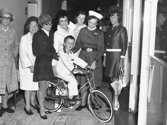 Cycle presentation at Northampton General Hospital, September 9, 1970