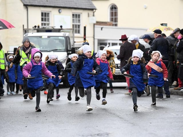 The schoolchildren were the star of the show