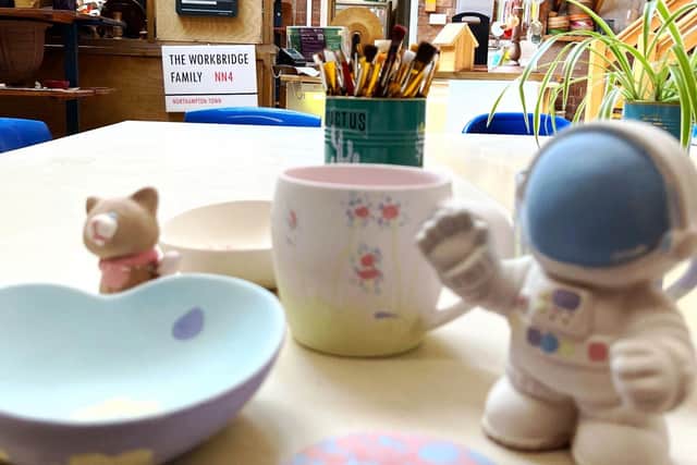 Kate chose the light and airy studio at Workbridge as it has free parking, is fully accessible and has an on-site cafe for visitors to enjoy.