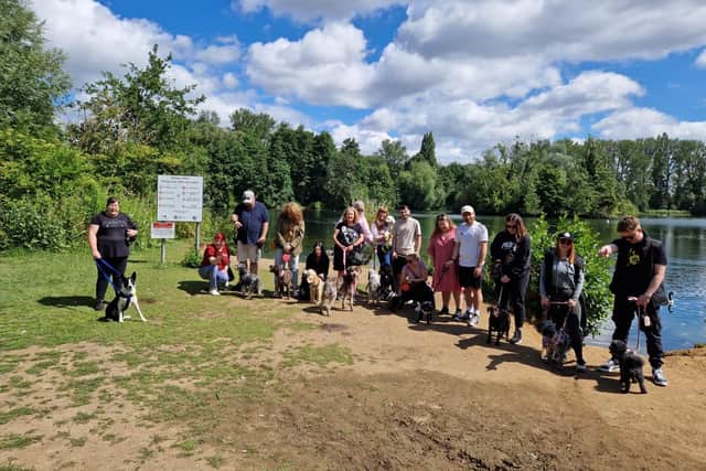 To mark the eight-year milestone, Pamper My Poochie clients were invited for a group walk at the scenic Delapre Abbey.