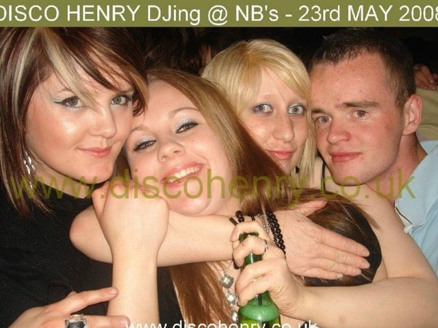 Nostalgic pictures from a Friday night out at NB's
