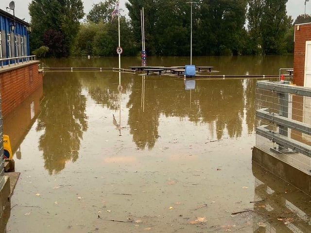 Northampton B B O B Rfc under water.