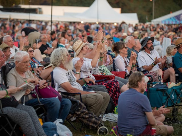 Fans at Cropredy Convention, Thursday, August 11, 2022. Photo by David Jackson.