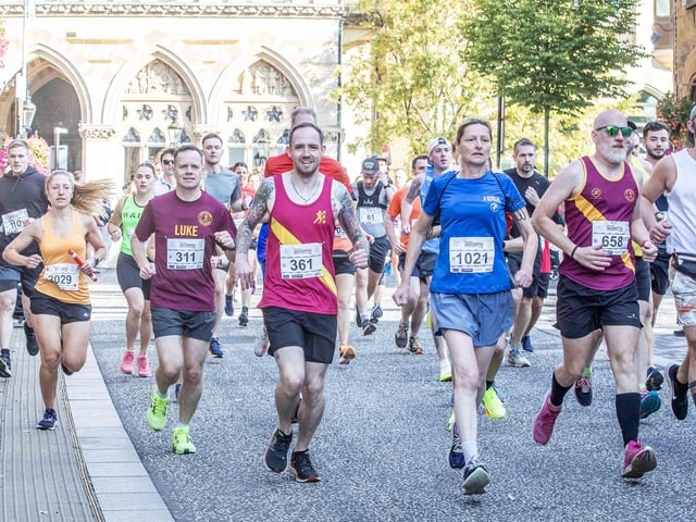 Hundreds of runners took part in the half marathon on Sunday September 15, 2024.