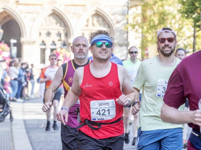 Hundreds of runners took part in the half marathon on Sunday September 15, 2024.