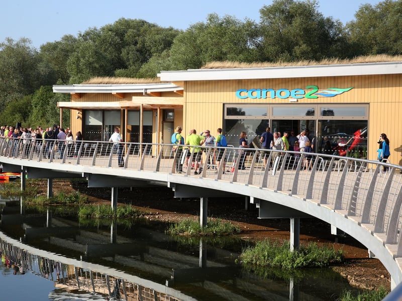 The official opening of the Boat House in July 2017