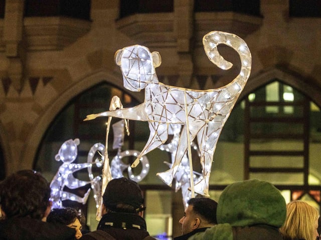 Celebrations for the festival of lights included a parade and entertainment in Northampton town centre on Saturday (November 4).