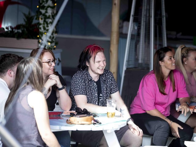 Fans watching on at Jimmys and celebrating as the Lionesses beat Germany to win the tournament in front of a packed Wembley.