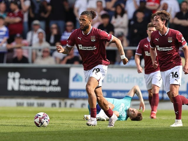 Unable to take Town's best chance of the game, denied by a smart stop from Pereira. Nolan sent him on to try and win the game but the red card soon put paid to that... 6