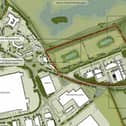 The plans for the employment zone were located to the north of Great Houghton and adjacent to the existing Brackmills Industrial Estate.
Credit: Duncan Investments Ltd