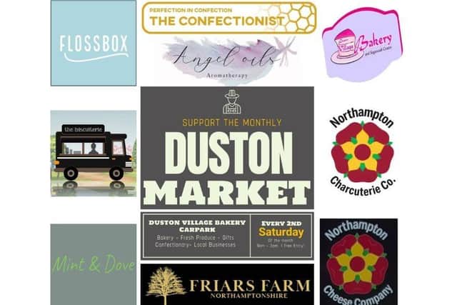 Here are the traders you can support at the Duston Market this Saturday (July 8).