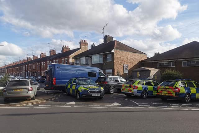 Scene of the attempted murder in Southampton Road.