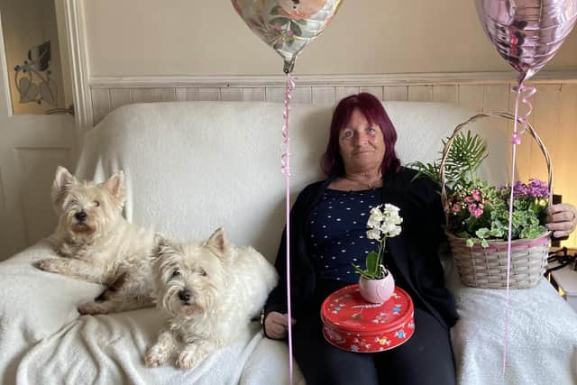 Carol Mansell pictured on Mother's Day.