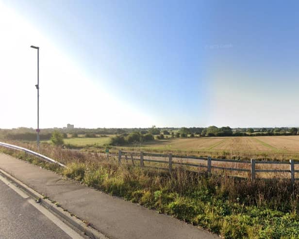 The process would have involved 38 hectares of land off Junction 16 of the M1, near Upper Heyford. 
Credit: Google