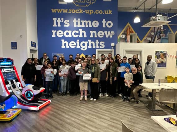 Proaction with their new junior leaders and their supportive family.