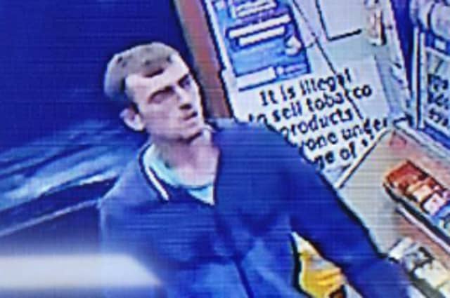 Police would like to speak to the man in the image.