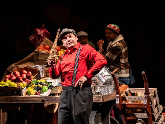 Sam Lupton as Del Boy in Only Fools and Horses: The Musical. Photograph: Johan Persson