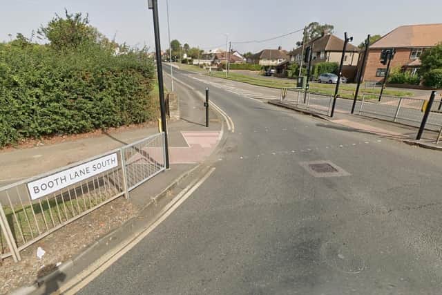 The incident happened in Booth Lane South close to the junction with Wellingborough Road.
