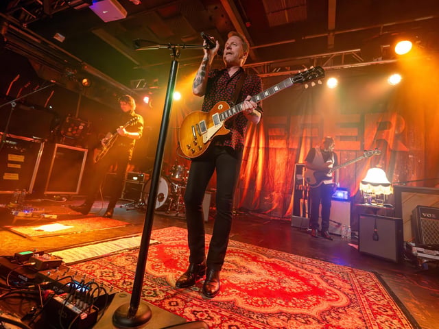Kiefer Sutherland on stage at the Roadmender in Northampton on Tuesday, August 13, 2024. Photo by David Jackson.