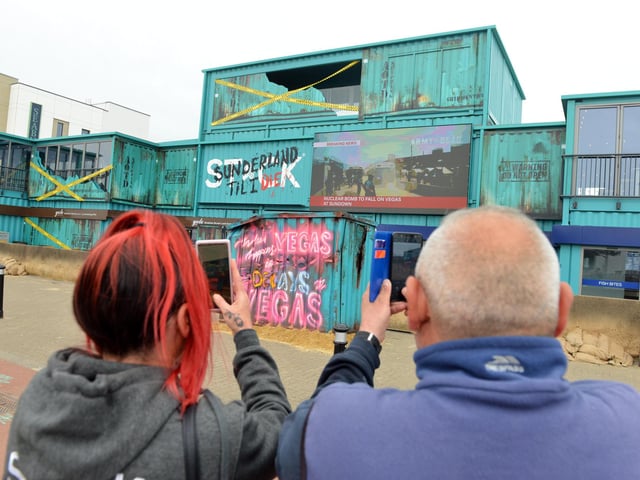 This popular food and drink destination could be opening a branch at Market Walk shopping centre in Northampton. Picture shows a Netflix movie being played at the site,