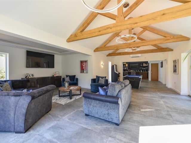 This seven bedroom home that is modern throughout, but maintains traditional features is on the market for a guide price of £2 million.