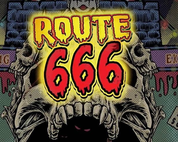 The new 'Route 666' maze has seven distinct zones for attendees to endure