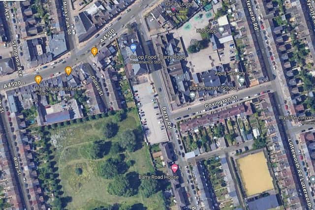 The Co-op is surrounded by other residential housing and is opposite the Barry Primary School.