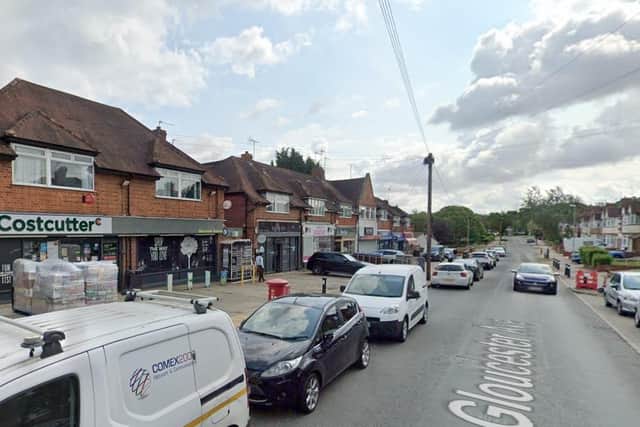 The incident happened in Gloucester Avenue.