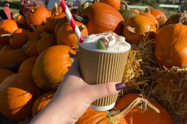 At the events, The Paddock Pantry offers seasonal and character drinks, which have included Frankenstein mint hot chocolate (pictured), poison toffee apple latte, Miss Trunchbull spiced chai tea, and Miss Honey-comb lattes – with the last one being offered when she attended the Roald Dahl museum.