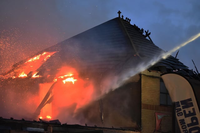 The popular matchday pub burnt to the ground eight years ago this month