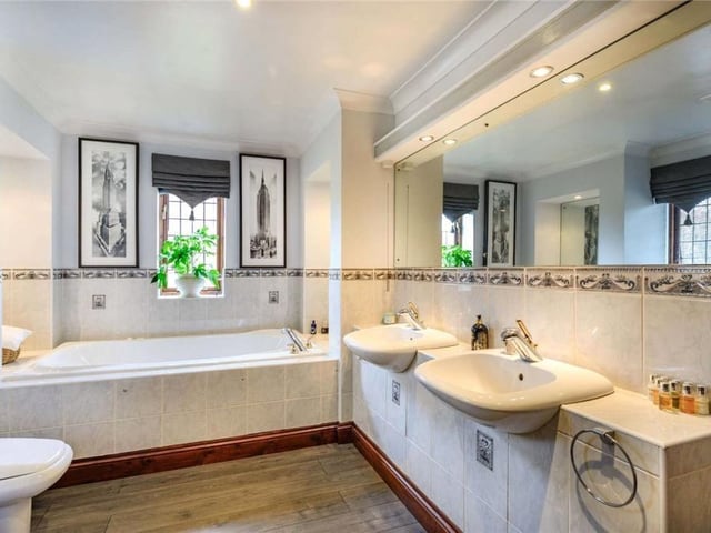 The agent says this home is good for family living and entertaining.