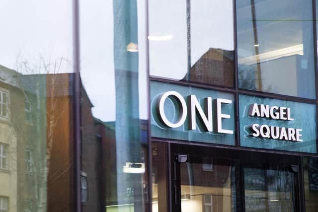Library picture, One Angel Square