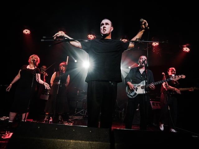 Woahgetter on stage at the Multitude Festival at the Craufurd Arms in Milton Keynes on Sunday, August 8. Photo by David Jackson.