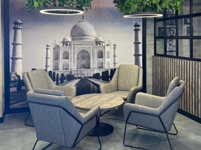 Inside the new Indian street food diner in Wellingborough Road