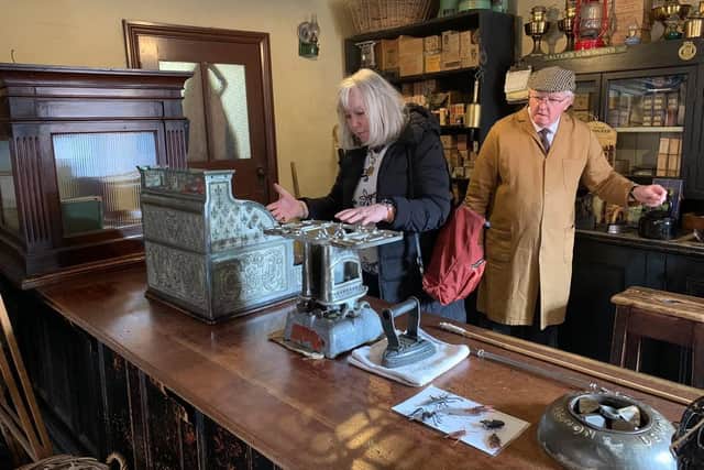 Residents were consistently intrigued throughout their visit.