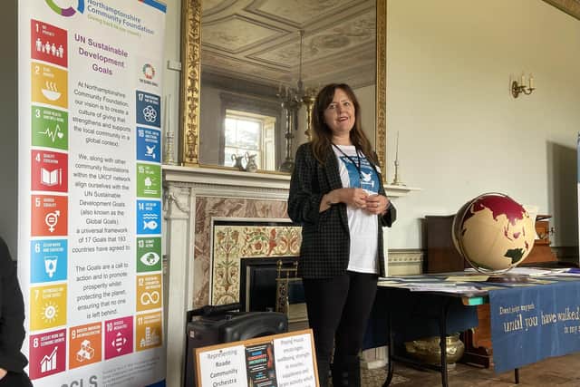 Rachel McGrath, CEO of Northamptonshire Community Foundation, started the day by welcoming all the attendees – and was pleased with how many charities and organisations had turned up to celebrate each other's work and fight for change across the county.