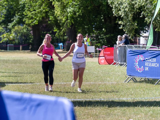 Runners taking part in the Race For Life at Abington Park in Northampton on Sunday, July, 12, 20026. Photo by David Jackson.