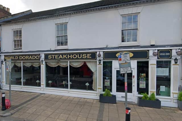 World Dorado Steakhouse in Wellingborough Road, Northampton.